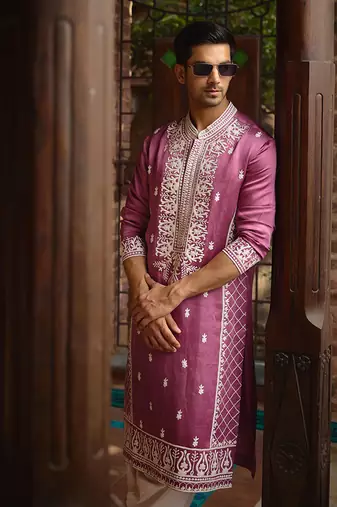 Vintage rose chittorgarh kurta set