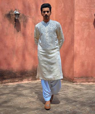 Ivory roopangarh kurta set 1