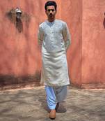 Ivory roopangarh kurta set