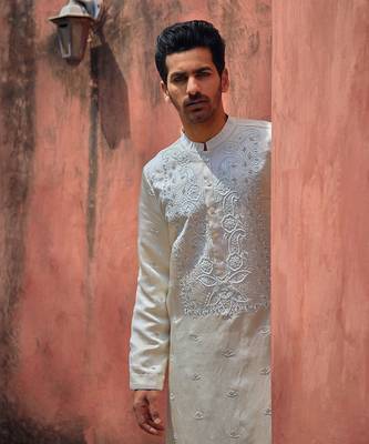 Ivory roopangarh kurta set 3