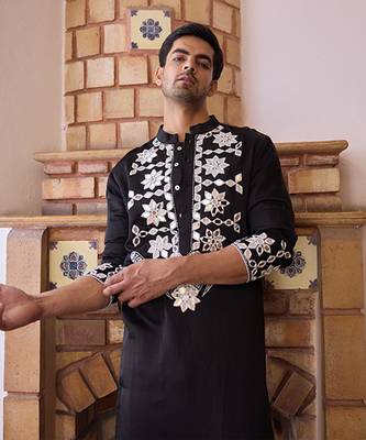 Black juna mahal kurta set 2