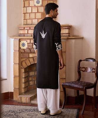 Black juna mahal kurta set 5