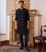 Black gohar kurta set