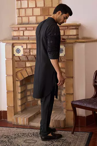 Black gohar kurta set