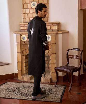 Black juna mahal kurta set 2