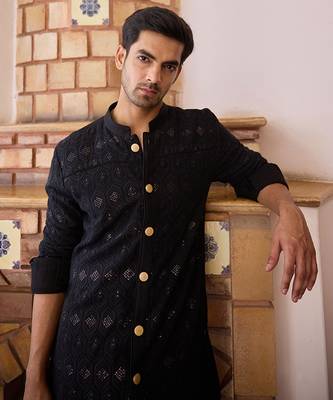 Black gohar kurta set 4