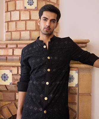 Black gohar kurta set 5
