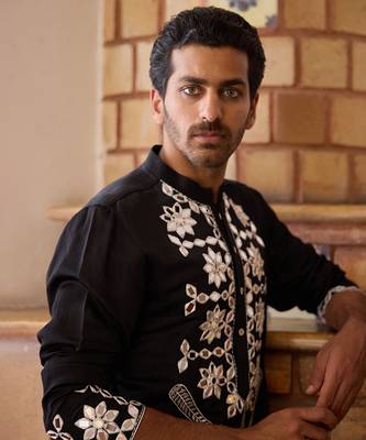 Black juna mahal kurta set 5