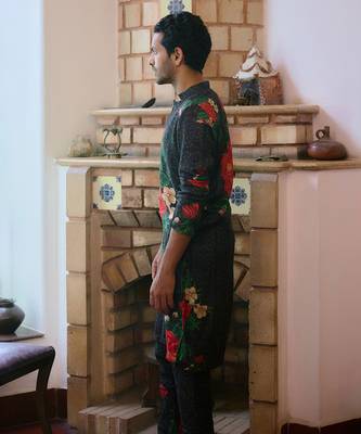 Black raas kurta set 2