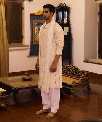 Ivory umaid ivory kurta set 2