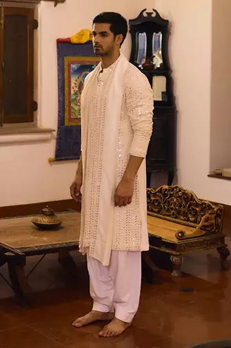 Ivory umaid ivory kurta set