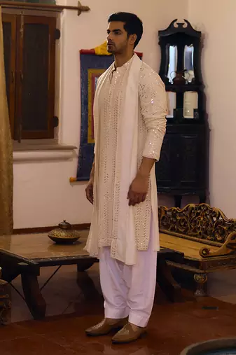 Ivory umaid ivory kurta set