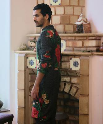 Black raas kurta set 5