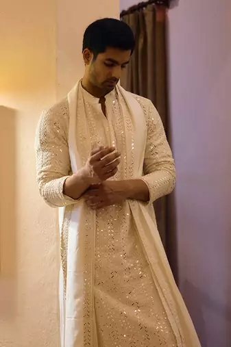 Ivory umaid ivory kurta set