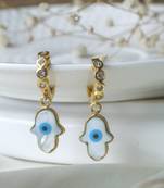 Hamsa hand gold plated bali