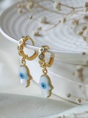 Hamsa hand gold plated bali 2