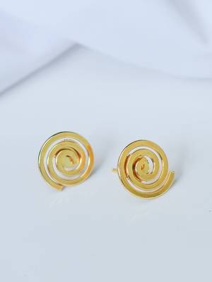Simple gold plated studs 1