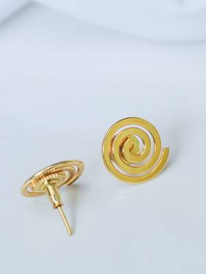 Simple gold plated studs 2