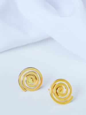 Simple gold plated studs 3