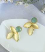 Delight mint leaf studs