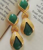 Indo-western handcrafted earring