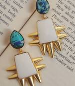 Handcrafted natural stone earrings