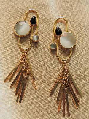 Indo-western charms statement earring 1