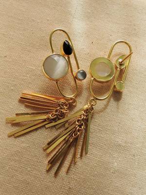 Indo-western charms statement earring 2