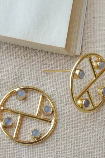 An elegant delight geometric studs