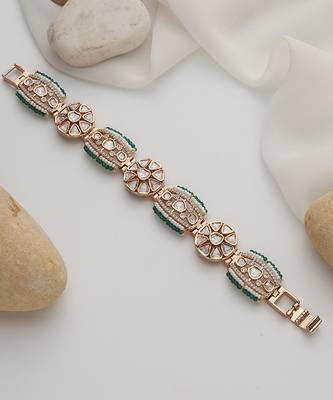 Green polki bracelet 3