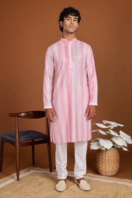 Arruga stylish shaded rayon kurta pyjama set 1