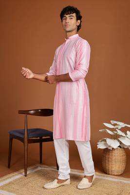 Arruga stylish shaded rayon kurta pyjama set 4