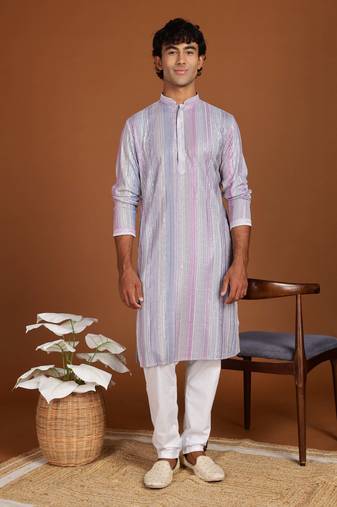 Arruga stylish shaded rayon kurta pyjama set
