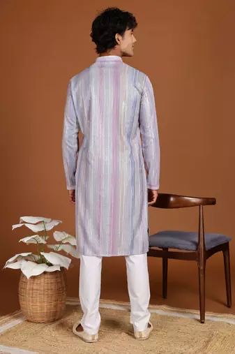 Arruga stylish shaded rayon kurta pyjama set