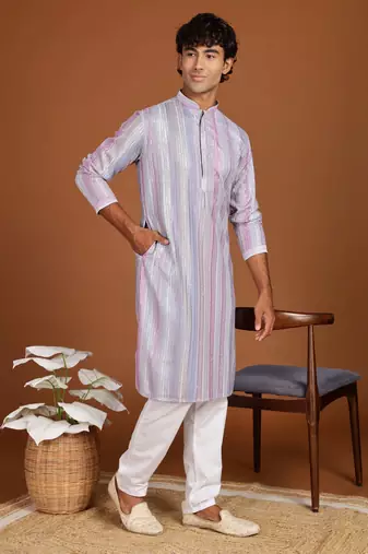 Arruga stylish shaded rayon kurta pyjama set