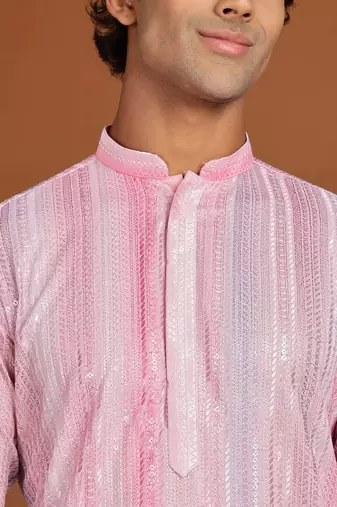 Arruga stylish shaded rayon kurta pyjama set