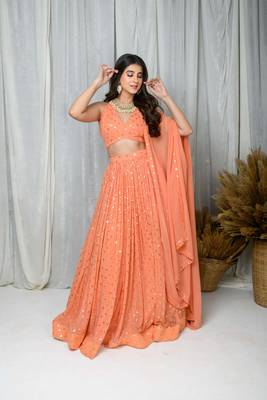 Peach Lehenga Set 2