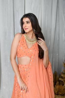Peach Lehenga Set 3