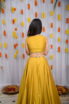 Mustard Silk Lehenga 5