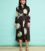 Senorita maroon modal printed top , full sleeve