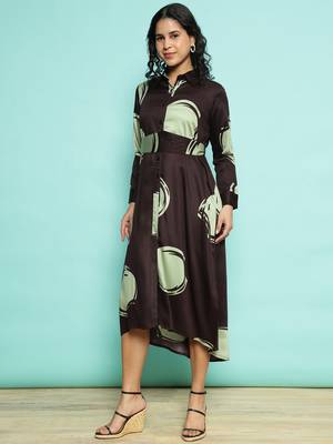 Senorita maroon modal printed top , full sleeve 2