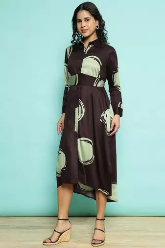 Senorita maroon modal printed top , full sleeve