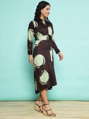 Senorita maroon modal printed top , full sleeve 3