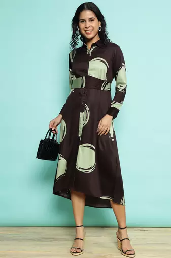 Senorita maroon modal printed top , full sleeve