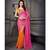 Shaded Chandelier net saree with blouse