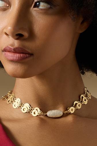 Gold anina necklace