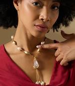 Gold sirena necklace