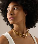 Gold kireth necklace