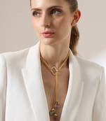 Multicolor zarephia necklace