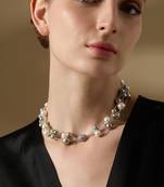 Silver nouren necklace